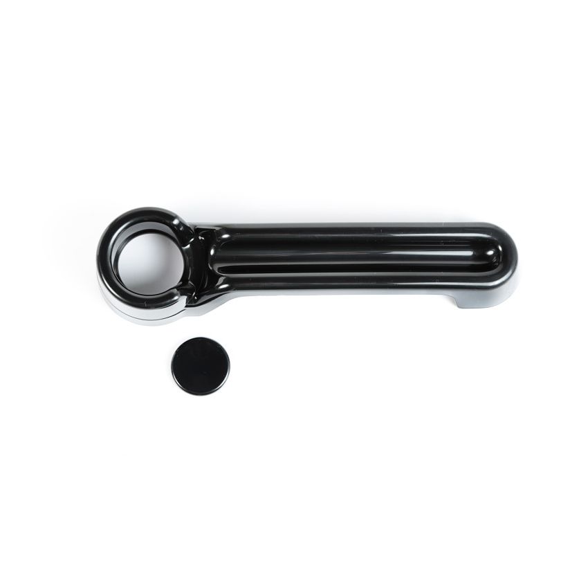Rugged Ridge Door Handle Cover Black Paintable 07-18 Jeep Wrangler JK