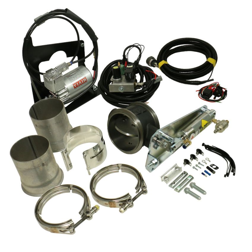 BD Diesel 1027330 Exhaust Brake - 2006-2007 Dodge Air/Remote 4in