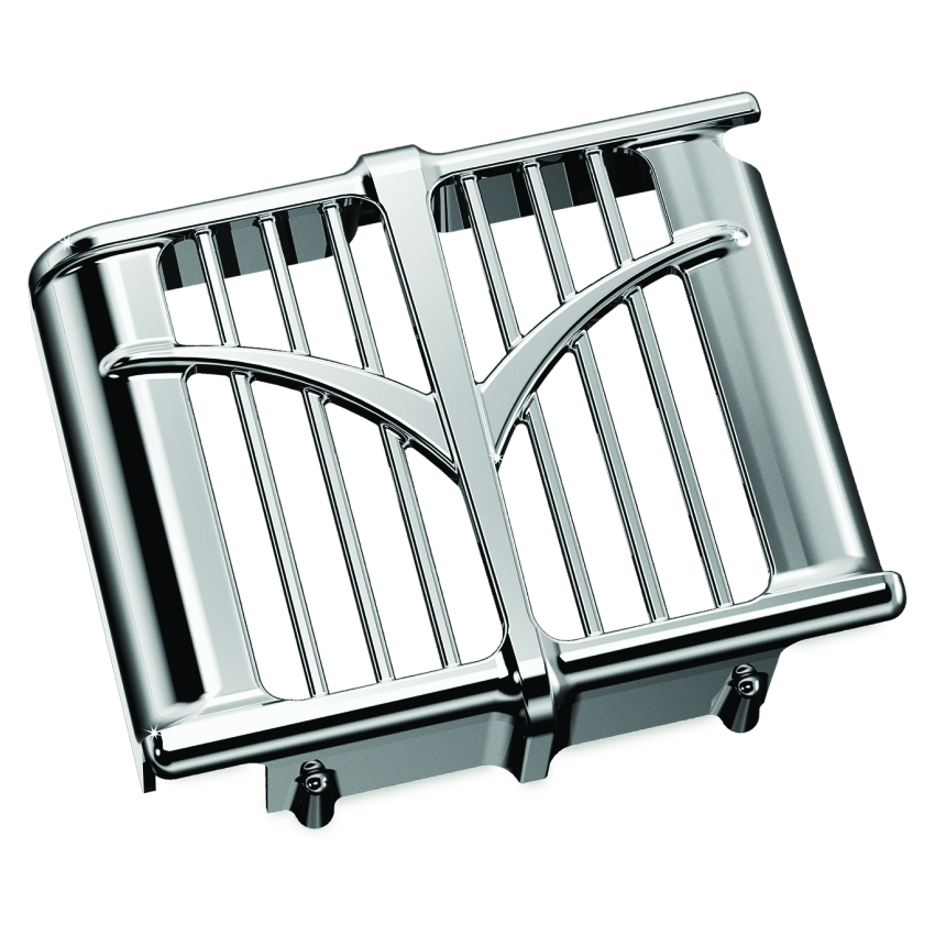 Kuryakyn 5640 Oil Cooler Cover 14-23 Indian Models Chrome