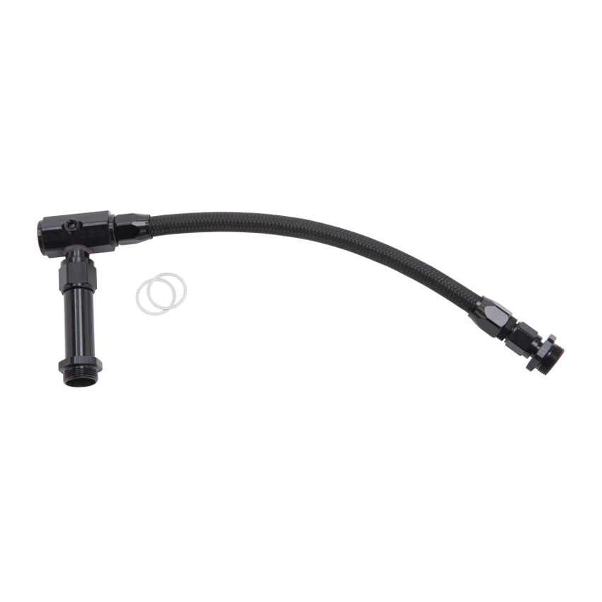 Russell 641095 Performance -6 AN to 3/8in Female NPT ProClassic II Holley Dual Inlet Carb Kit (Red/Blue)