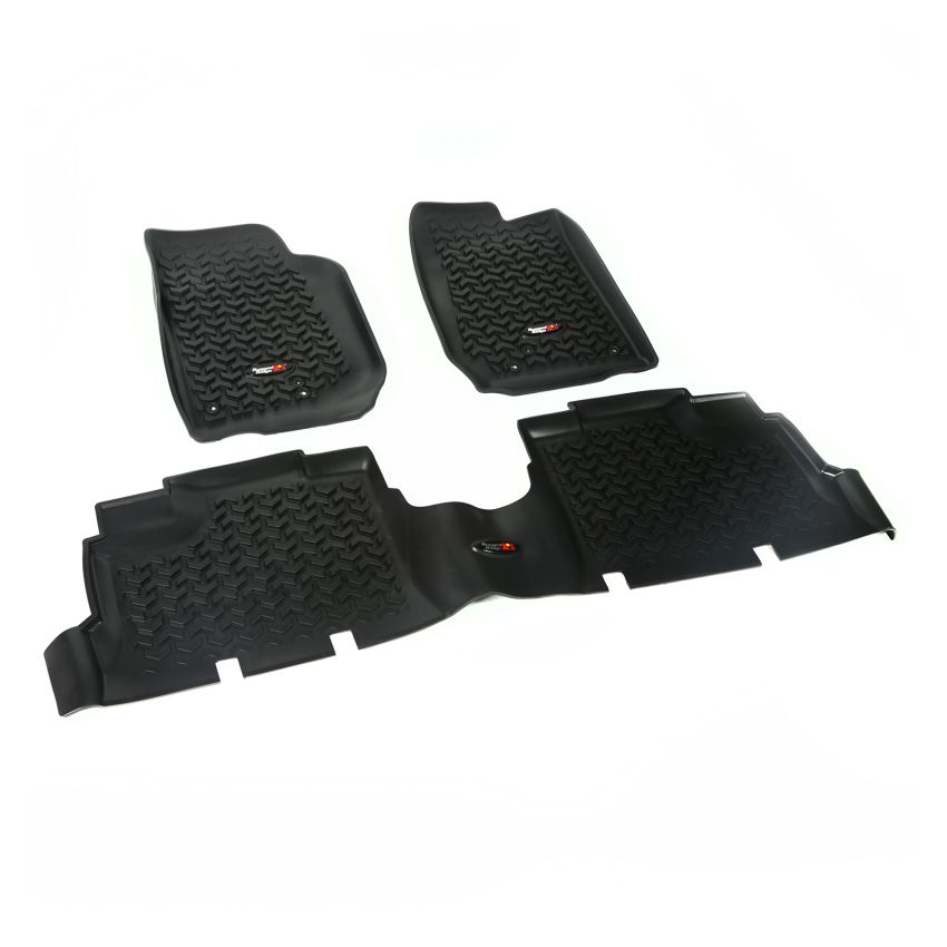 Floor Liner Kit Black 4 Door 07-18 Jeep Wrang