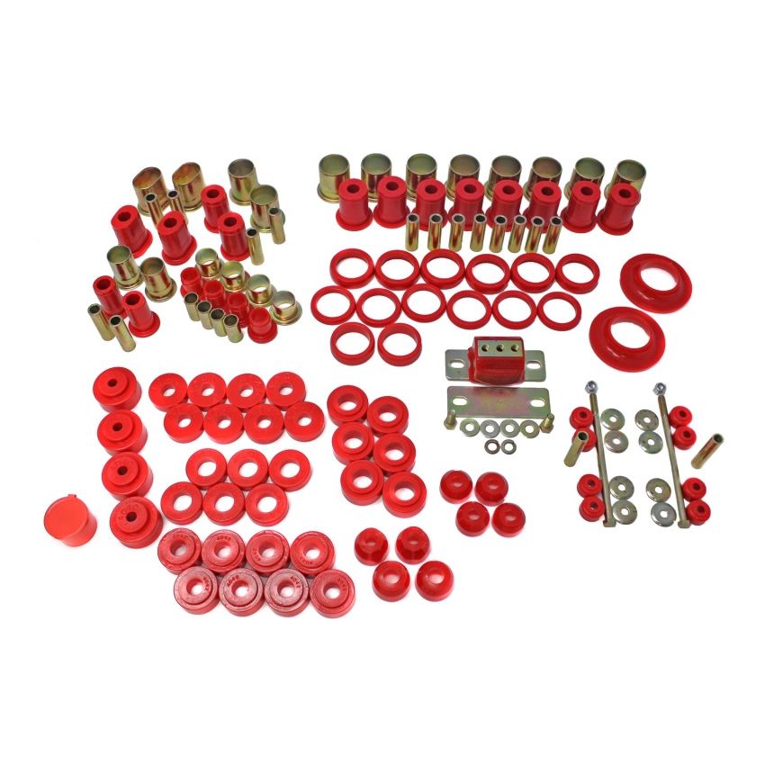 Energy Suspension 66-72 Chevelle Red Hyper-flex Master Bushing Set