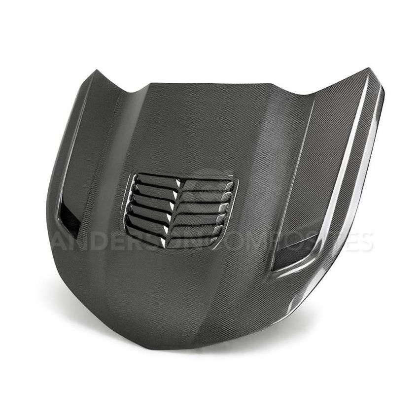 Anderson Composites 16-19 Chevrolet Camaro Double Sided Carbon Fiber Type-T2 Style Hood
