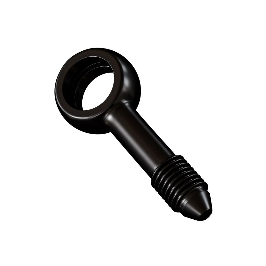 Goodridge PB592-03-04CBK Straight Banjo Adaptor for 7/16 Bolt