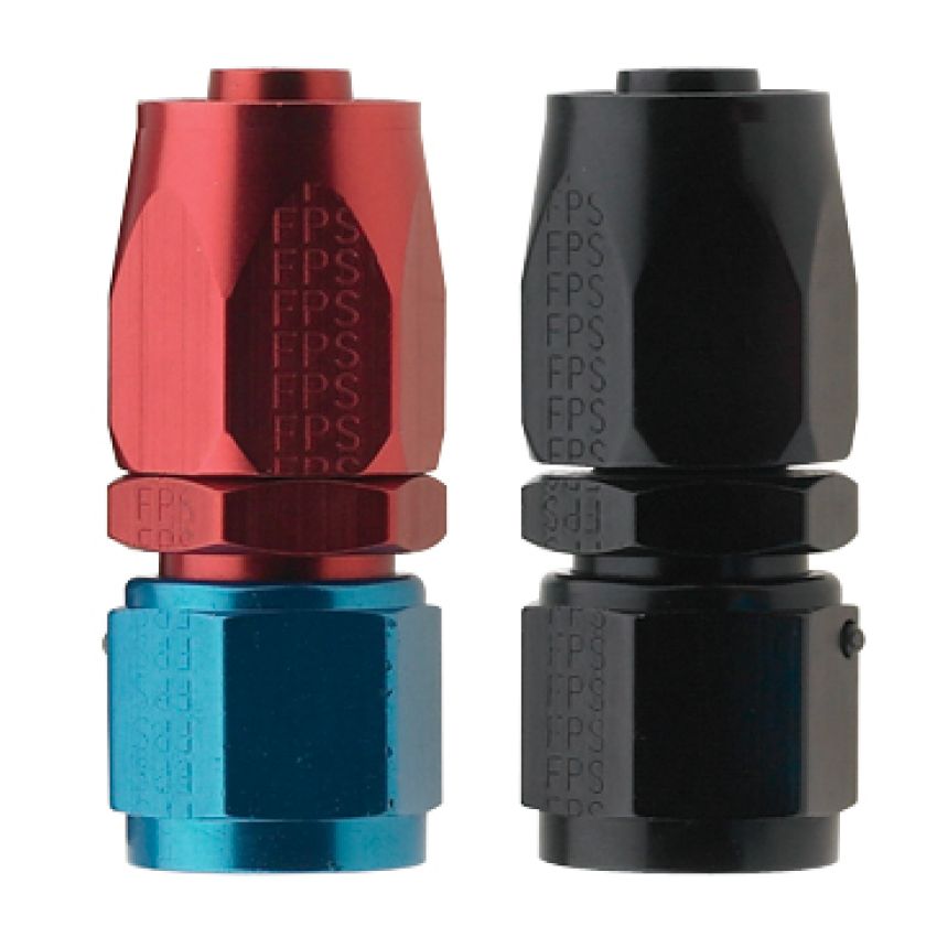 FRAGOLA FRG220104-BL Hose Fitting #4 Straight Pro-Flow Black