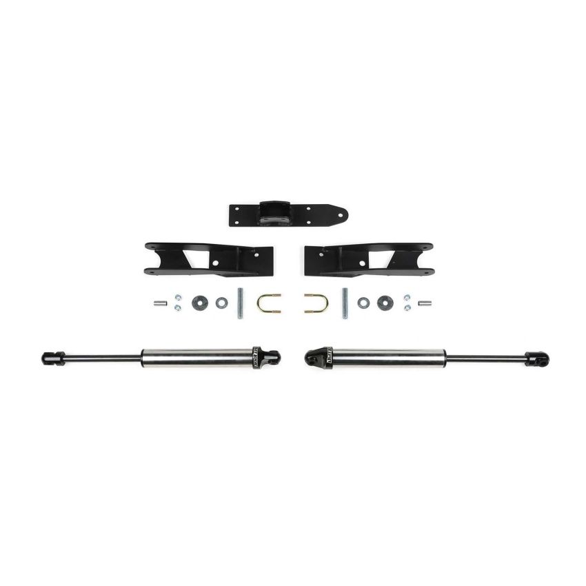 Fabtech FTS8065 20-21 GM 2500HD/3500HD 4WD Dual HD Dirt Logic Steering Stabilizer