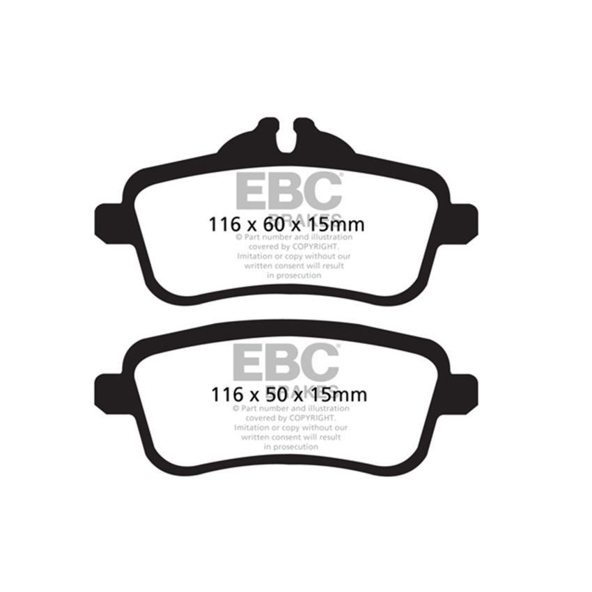 EBC UD1630 13-16 Mercedes-Benz GL350 3.0 TD Ultimax2 Rear Brake Pads