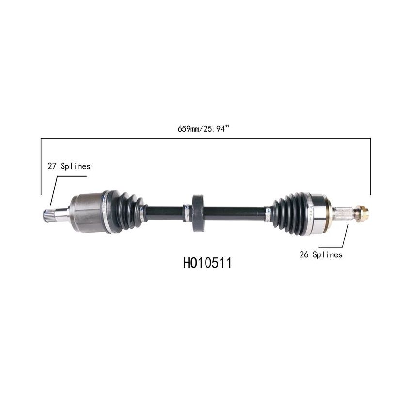 PROTECH AXLES HO10511 CV Axle Assembly