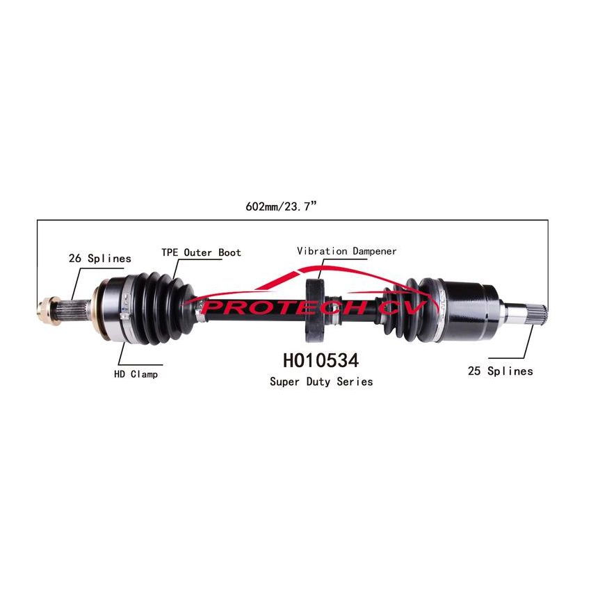 PROTECH AXLES HO10534 CV Axle Assembly