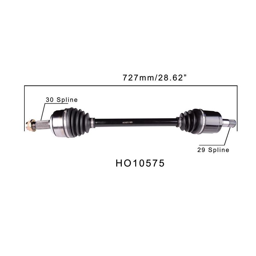 PROTECH AXLES HO10575 CV Axle Assembly