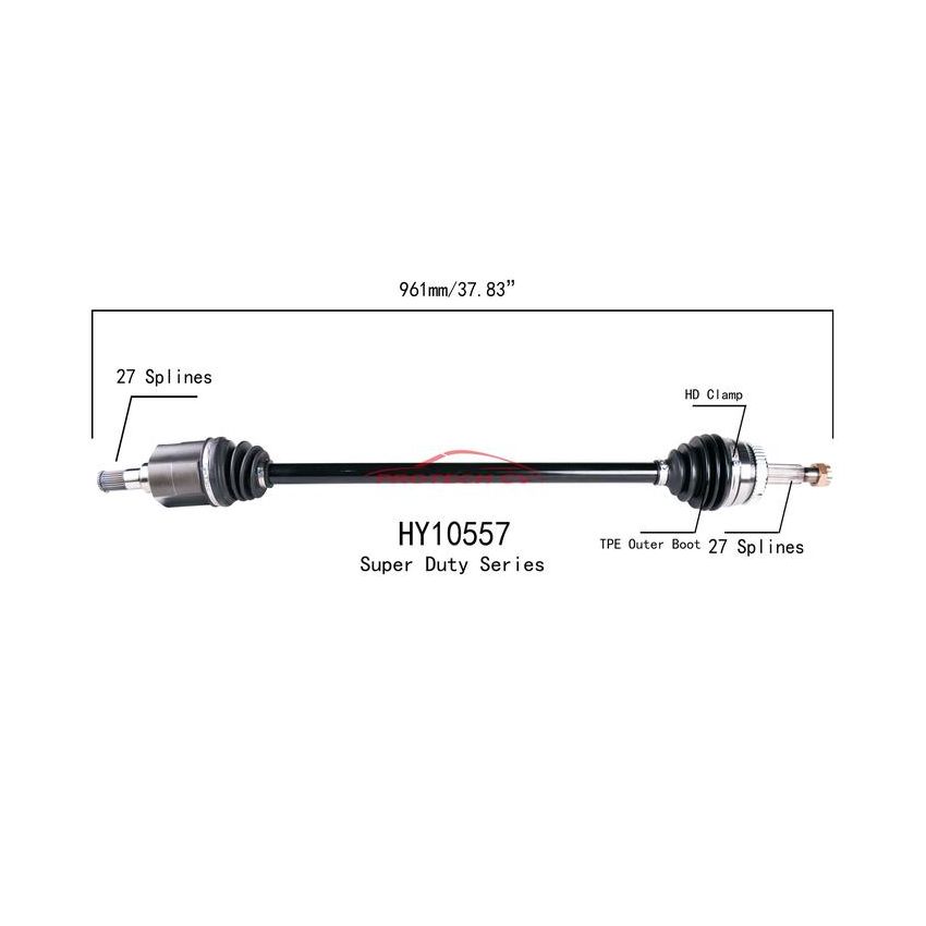 PROTECH AXLES HY10557 CV Axle Assembly