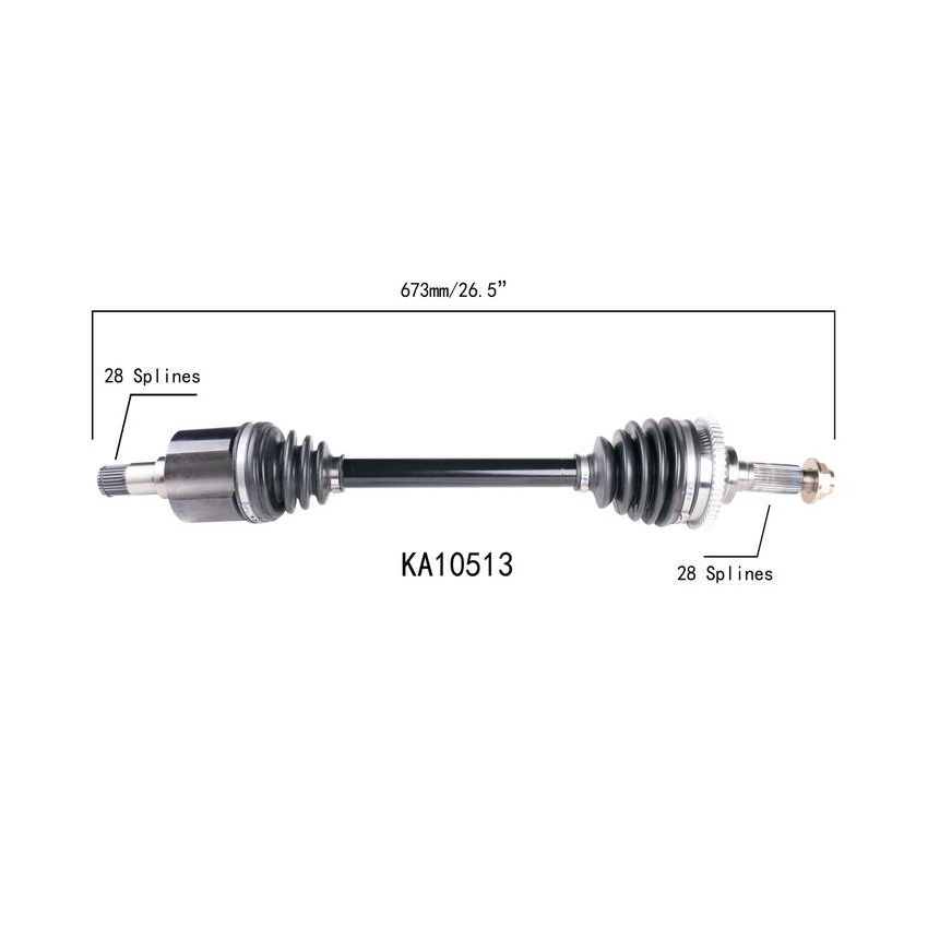 PROTECH AXLES KA10513 CV Axle Assembly