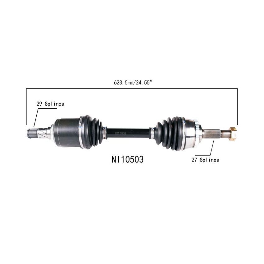 PROTECH AXLES NI10503 CV Axle Assembly