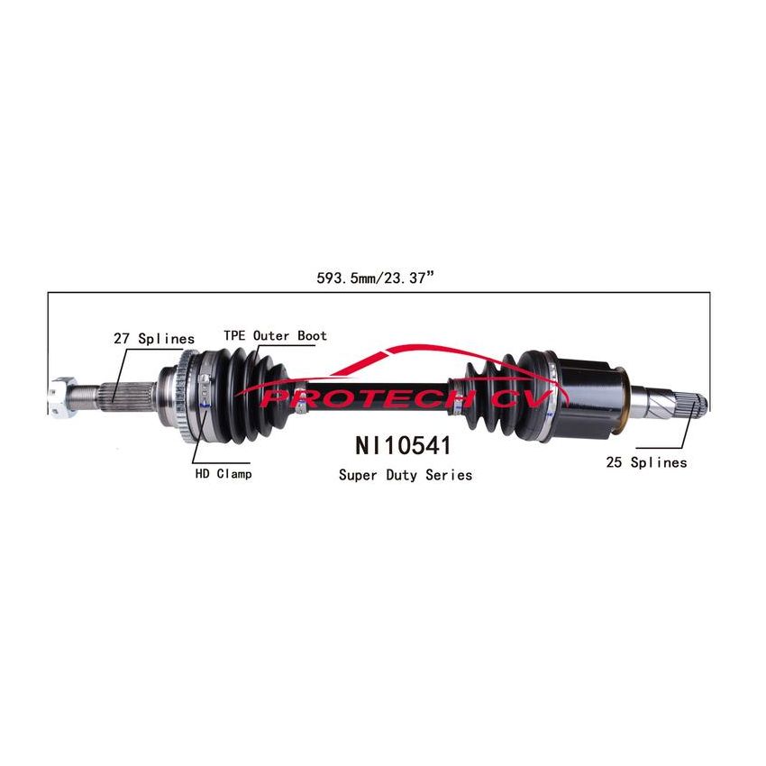 PROTECH AXLES NI10541 CV Axle Assembly