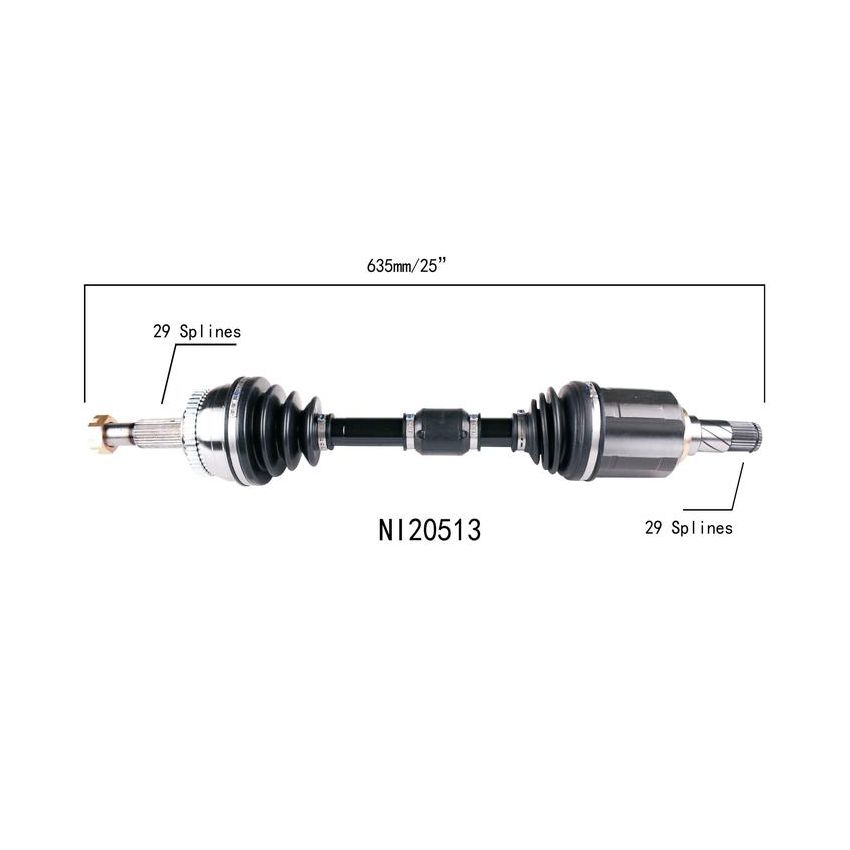 PROTECH AXLES NI20513 CV Axle Assembly
