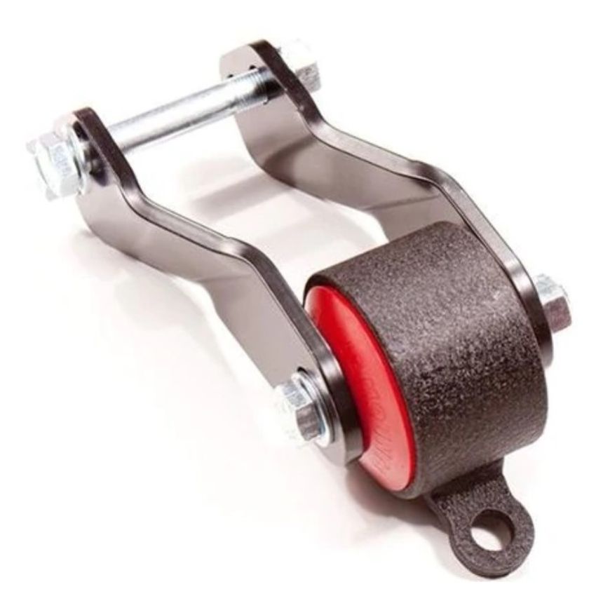 Innovative Mounts 19141-75A Innovative 88-91 Civic / CRX D-Series Black Steel 75A Bushing Front Mount for D-Series Cable Trans