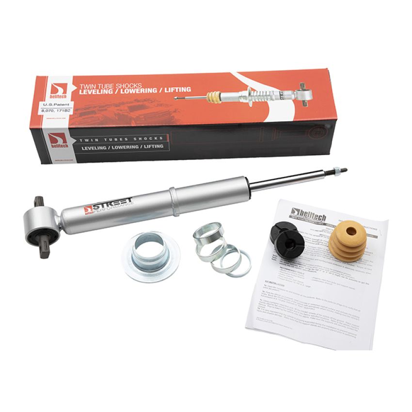 Belltech Lifting Strut 2019 Chevrolet Silverado / GMC Sierra 1500 2wd/4wd (all cabs) 0in to +2in