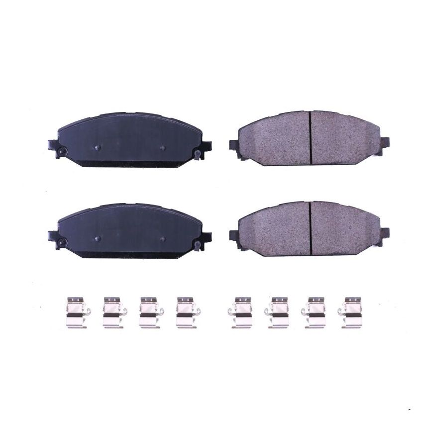 PowerStop 17-2179 PowerStop - Z17 Low-Dust Ceramic Brake Pads with Hardware