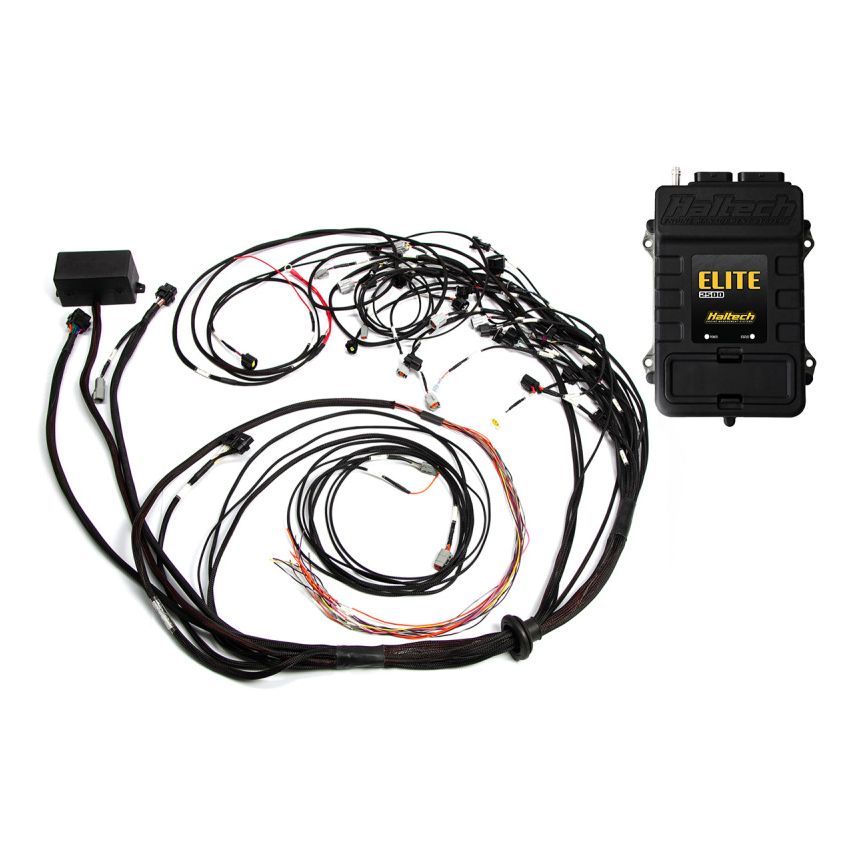 Haltech HT-151369 Elite 2500 Terminated Harness ECU Kit w/EV1 Injector Connectors