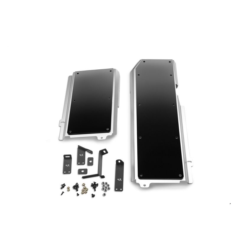 Rugged Ridge 18003.53 18-23 Jeep Wrangler JLU 4dr Alum. Skid Plate for Gas Tank/Exhaust - Tex. Blk