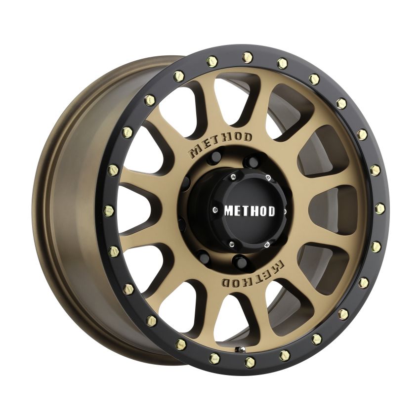 Method Wheels MR30529087918 Method MR305 NV 20x9 +18mm Offset 8x170 130.81mm CB Method Bronze/Black Street Loc Wheel