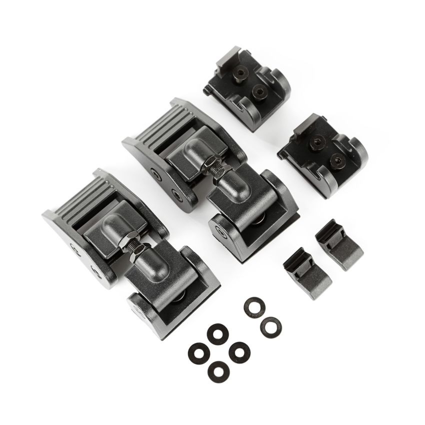 Hood Catches Textured Bl ack 07-18 Jeep Wrangler