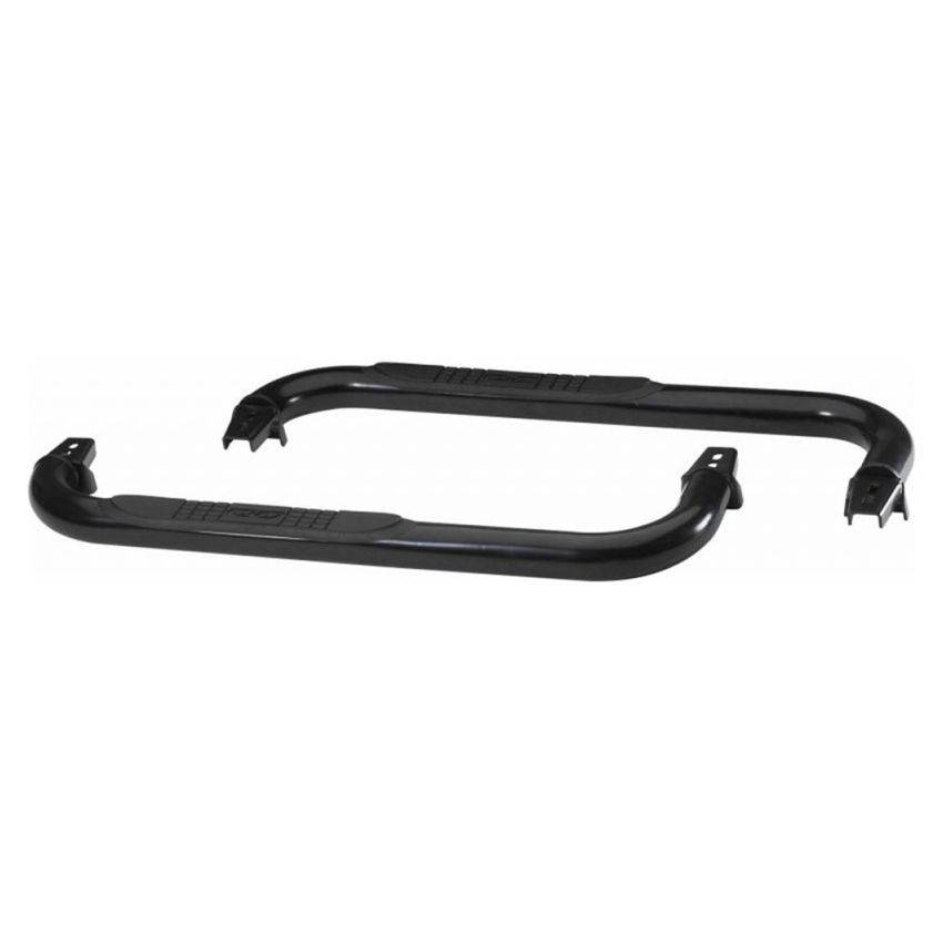 Rampage 8625 1987-1995 Jeep Wrangler(YJ) 3 Inch Round Nerf Bar - Black