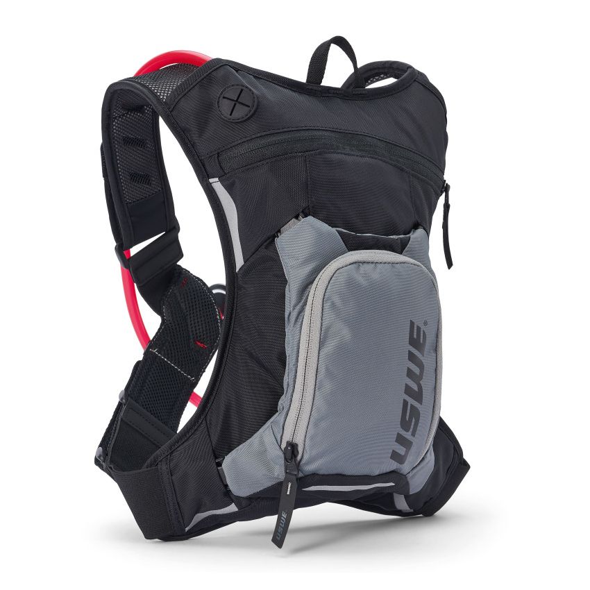 USWE 2033401 Moto Hydro Hydration Pack 3L - Carbon Black/Grey
