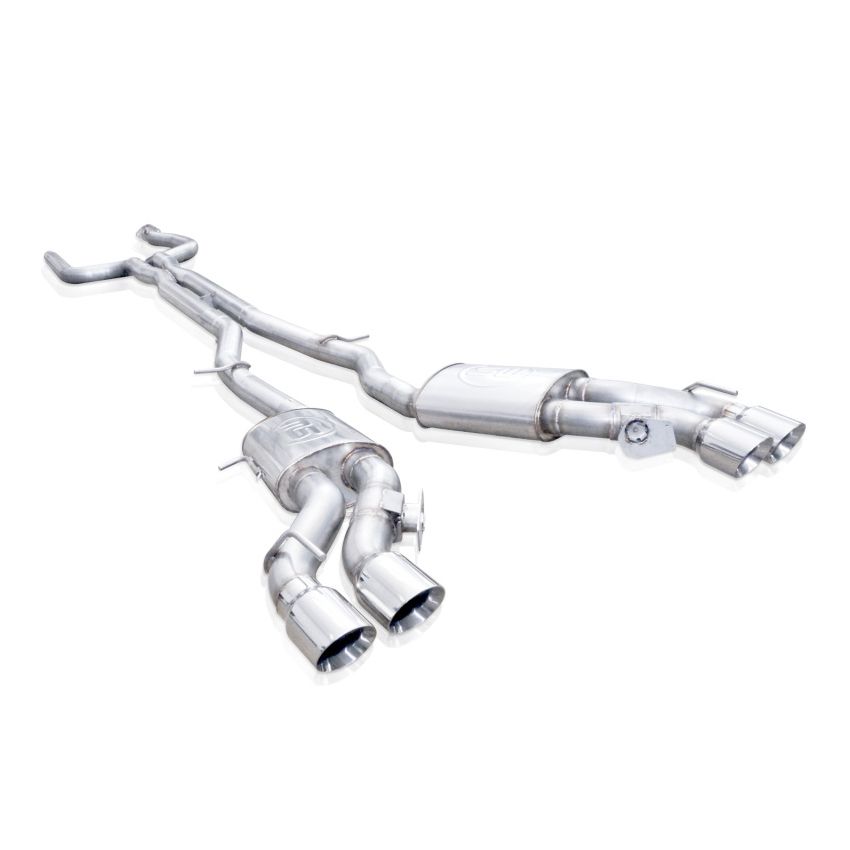 Stainless Works CTSV16CB 2016-18 Cadillac CTS-V Sedan Catback System Resonated X-Pipe Dual-Mode Mufflers