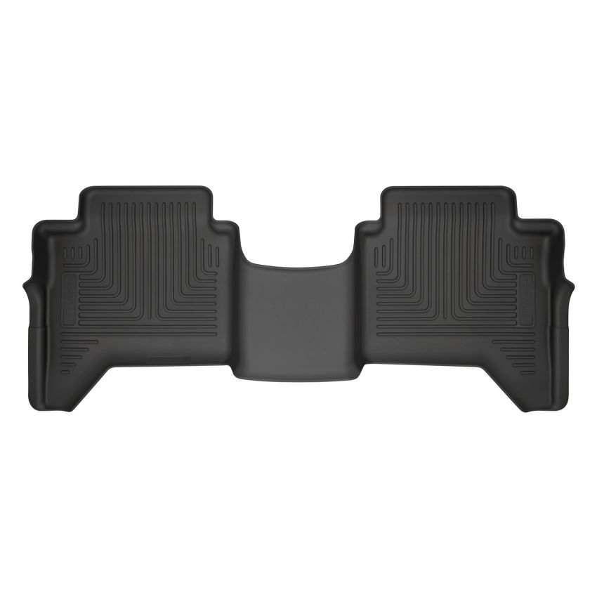 Husky Liners 14411 2019 Ford Ranger SuperCrew WeatherBeater 2nd Row Black Floor Liners