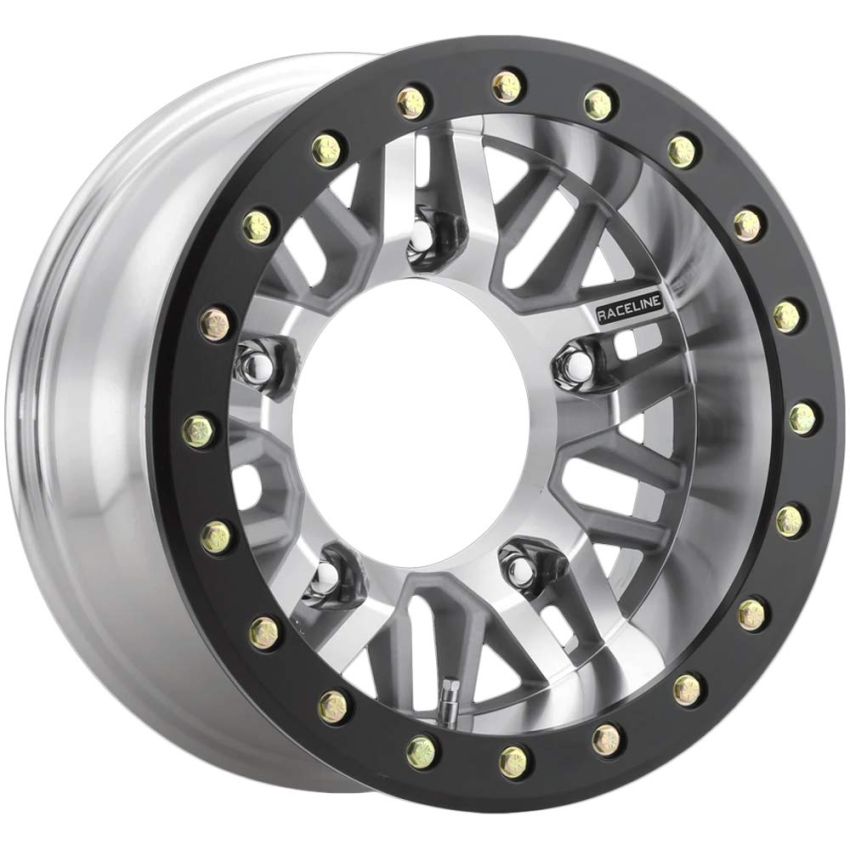 Raceline RT260M Ryno 15x4.5in / 5x205 BP / -24mm Offset / 160mm Bore - Machined Beadlock Wheel