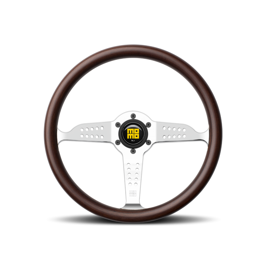 Super Grand Prix Steerin g Wheel Wood/Pol. Silver