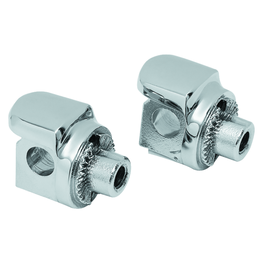 Kuryakyn 8894 Non-Pivot Splined Peg Adapter Harley-Davidson Models Chrome