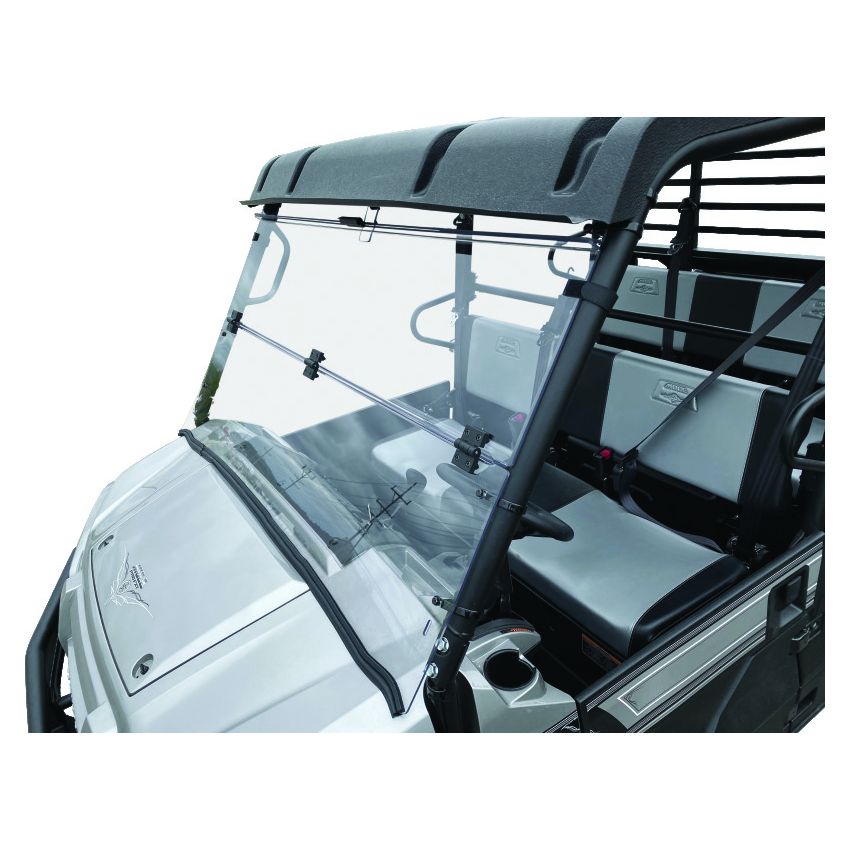 QuadBoss 375787 16-22 Kawasaki KAF820 Mule Pro-DX Windbreak Folding Windshield