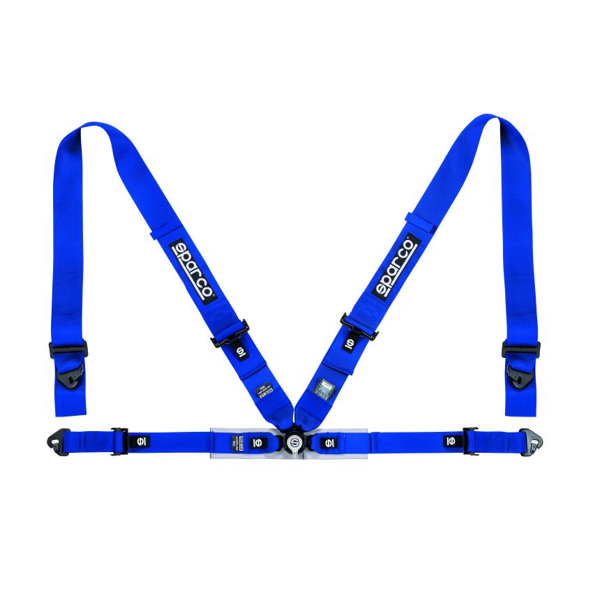 Sparco Belt 4Pt 3in/2in Competition Harness - Blue