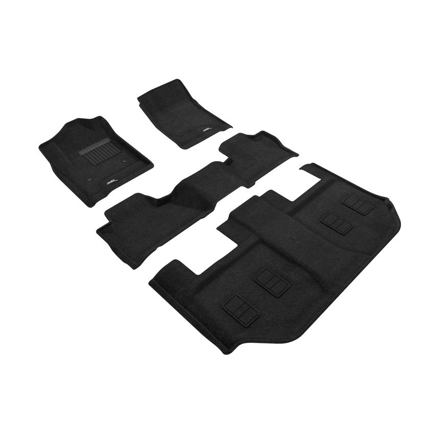 3D MAXpider L1CH05804709 15-20 Chevrolet Suburban With Bucket 2Nd Row Elegant Black R1 R2 R3