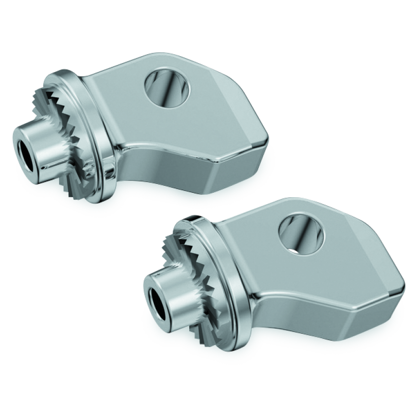 Kuryakyn 8836 Splined Peg Adapters Front Indian Scout Chrome