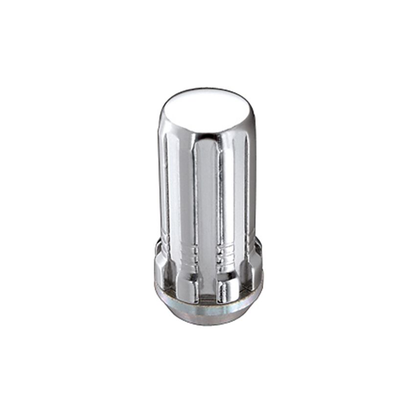 McGard SplineDrive Lug Nut (Cone Seat) 1/2-20 / 1.60in. Length (Box of 50) - Chrome (Req. Tool)