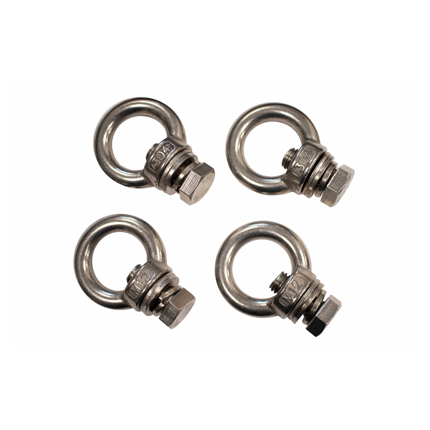 Fishbone Offroad Jeep Storage/Bed Rack Tie Down Kit Stainless Steel