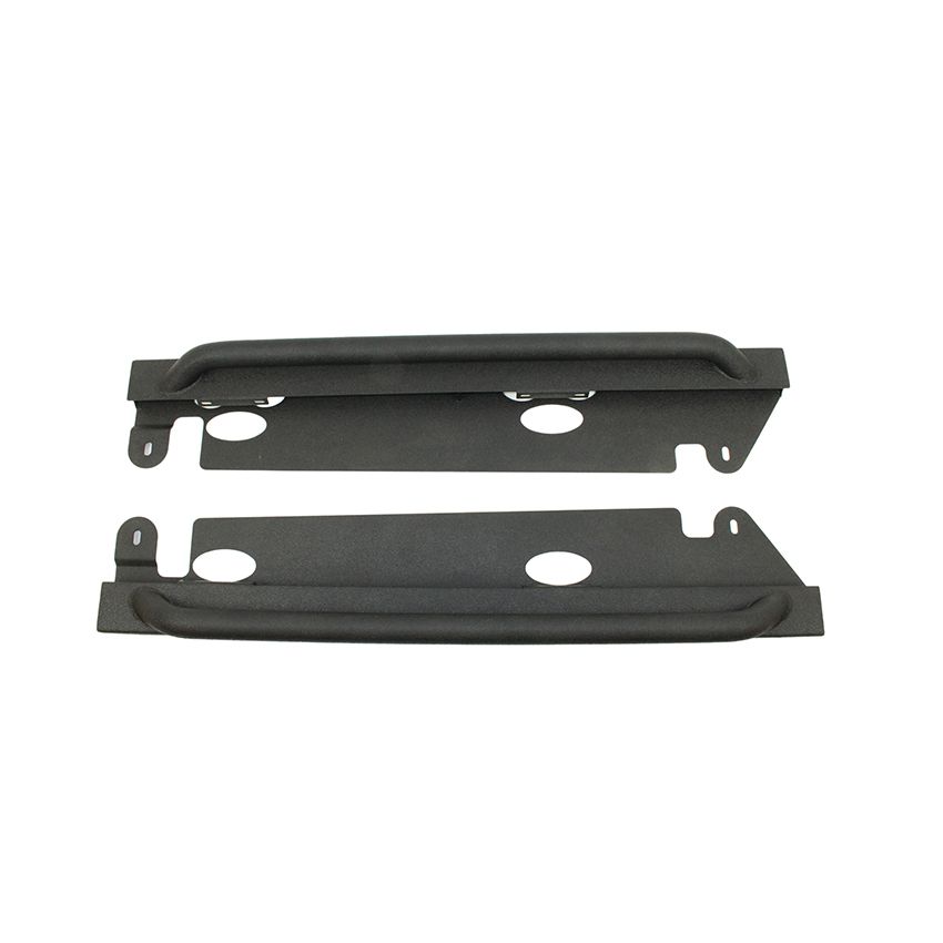 Fishbone Offroad FB23010 07-18 Jeep Wrangler JK 2 Door Rubicon Steel Rock Slider - Black Textured Powdercoat