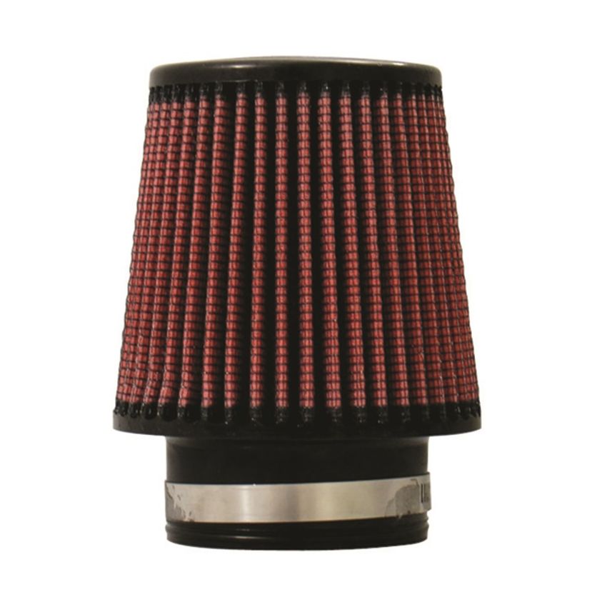 Injen High Performance Air Filter - 3.00 Black Filter 6 Base / 5 Tall / 4 Top - 45 Pleat
