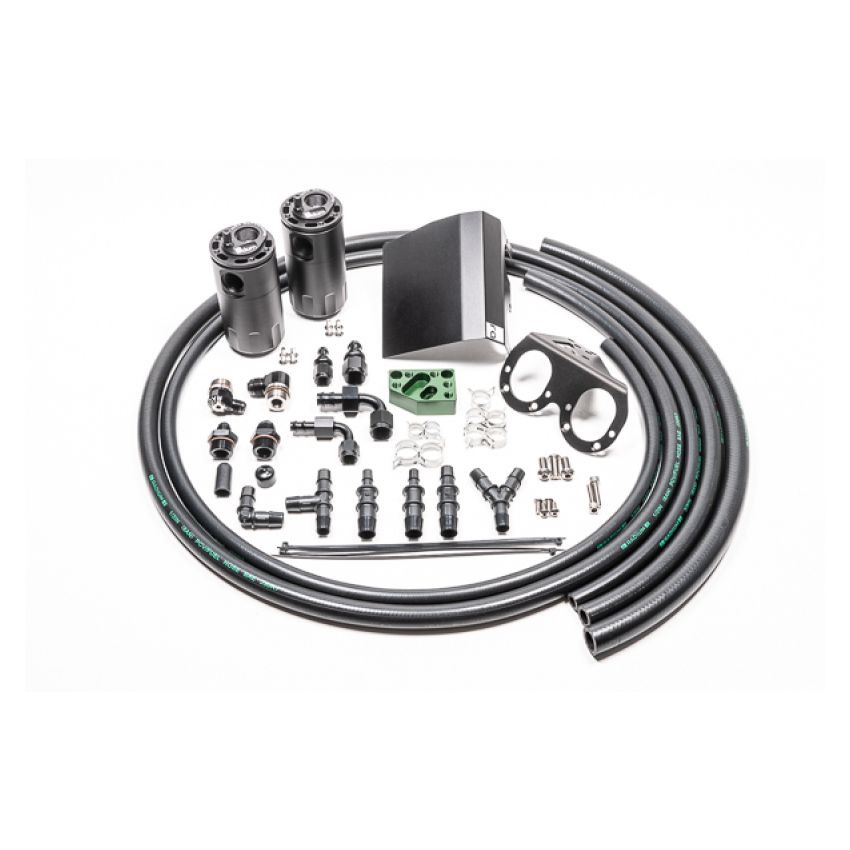 Radium 02-21 Subaru EJ-Series Fluid Lock Turbo Dual Catch Can Kit