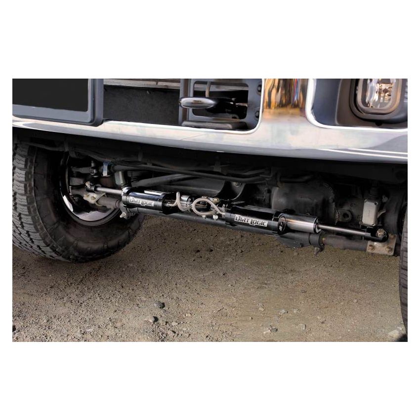 Fabtech FTS221162 05-21 Ford F250/350 4WD Dual Steering Stabilizer System (Opposing Style) w/DL 2.25 Res Shock