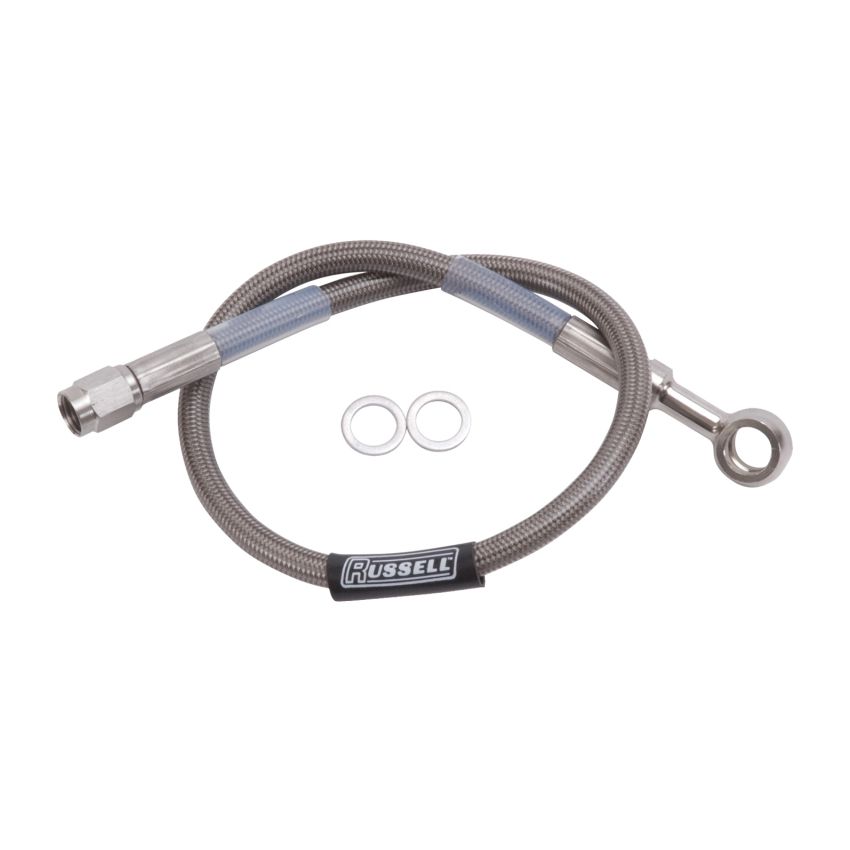 Russell Performance 15in 10MM Banjo Competition Brake Hose