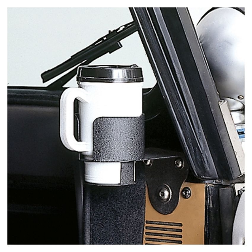 Cup Holder Windshield Mo unt 76-95 Jeep CJ/Wrang