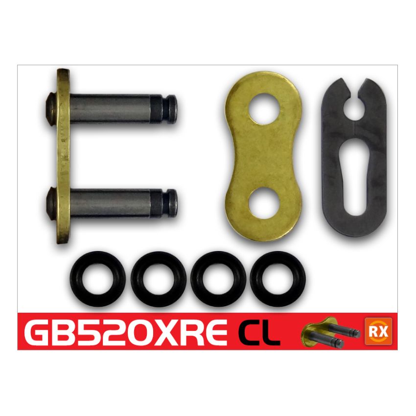 RK Chain GB520XRE-CL GB520XRE-CLIP - Gold