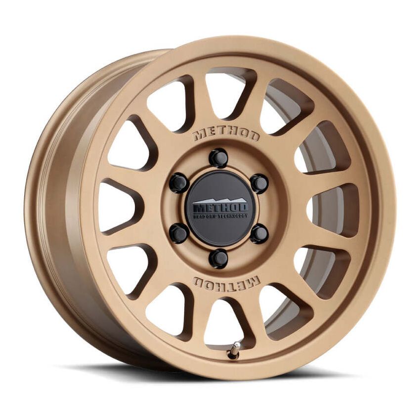 Method Wheels MR70379060912N Method MR703 17x9 / -12mm Offset / 106.25mm Bore / 6x5.5 BP / 4.8in BS - Method Bronze Wheel