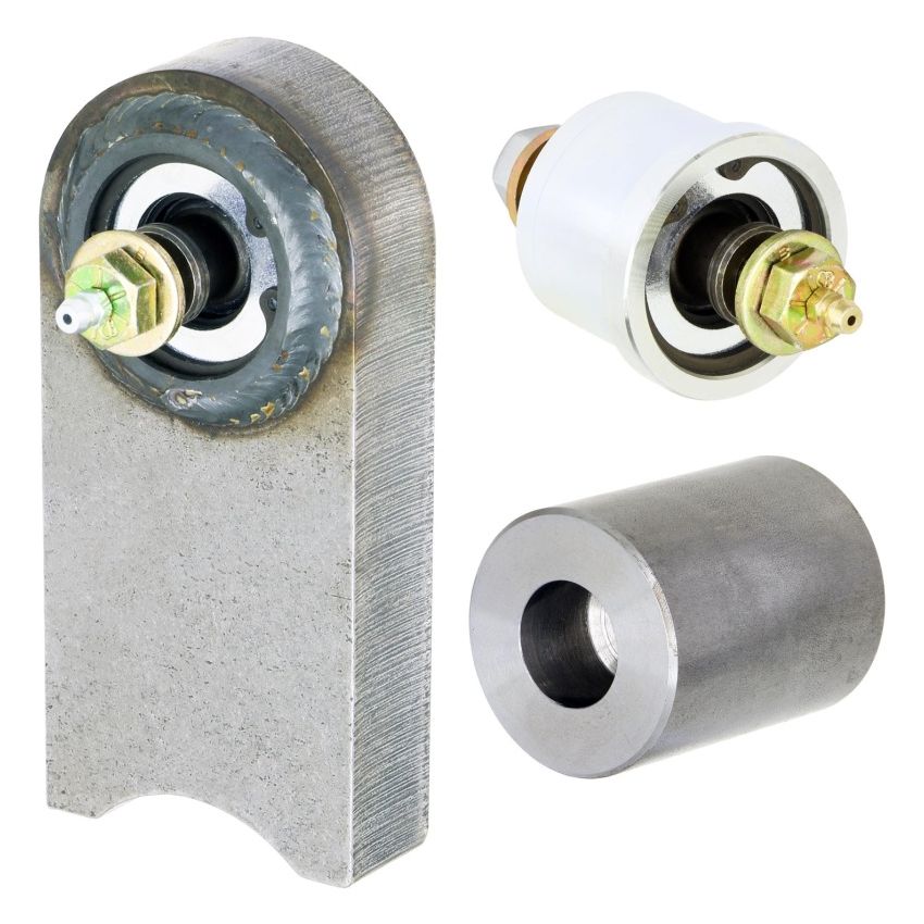 RockJock TJ/LJ/XJ/MJ Johnny Joint Kit Front End Housing 30 or 44 w/ 7/16in Thru Bolts