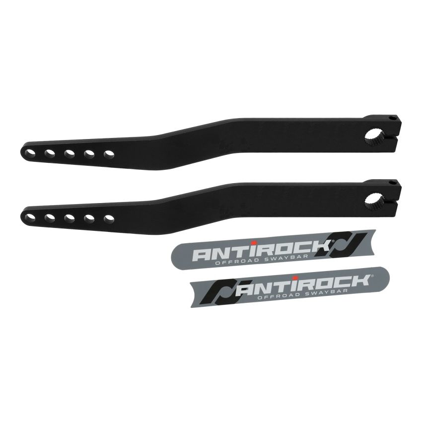 RockJock Antirock Fabricated Steel Sway Bar Arms 19.25in Long 1.7in Offset Bend 5 Holes