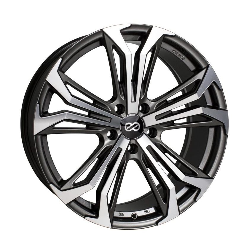 Enkei 510-880-3140AM Vortex 5 Wheel 18x8 40mm Offset 5x108 72.6mm Bore - Anthracite Machined